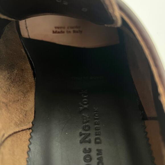 To Boot New York Brown Leather Oxford Shoes Men Size 8 - Picture 8 of 12